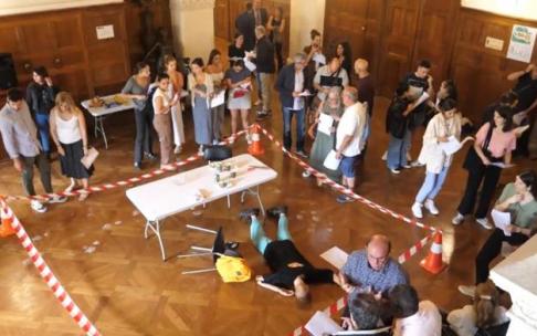 La recreación se llevó a cabo en el Palacio de Miramar en Donostia La recreación se llevó a cabo en el Palacio de Miramar en Donostia