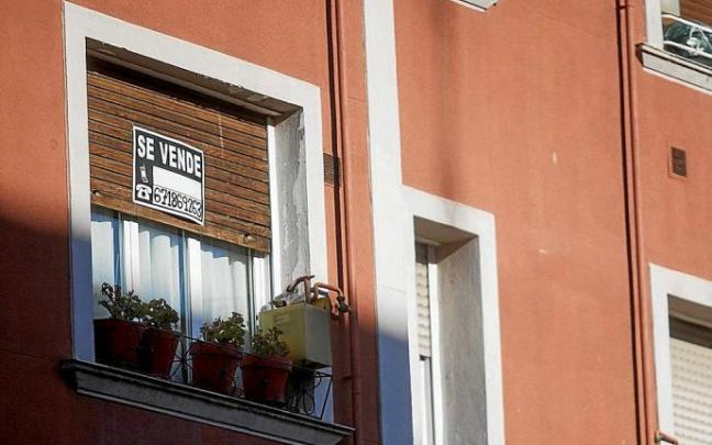 Vivienda a la venta en Vitoria. Foto: Jorge Muñoz