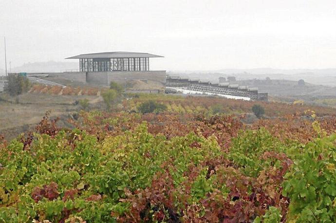 Vista de la bodega Baigorri