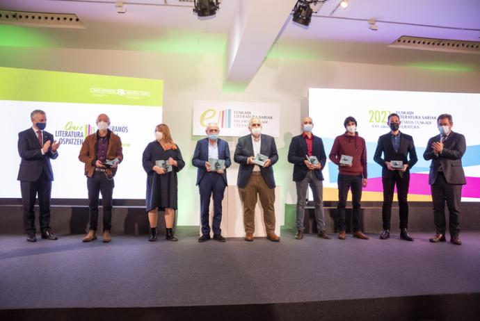 Entrega de los Premios Euskadi de Literatura