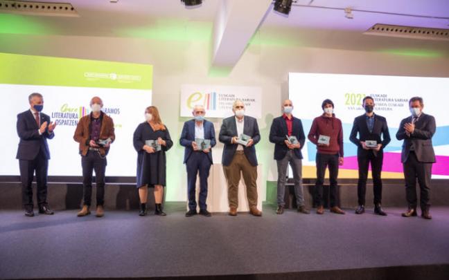 Entrega de los Premios Euskadi de Literatura