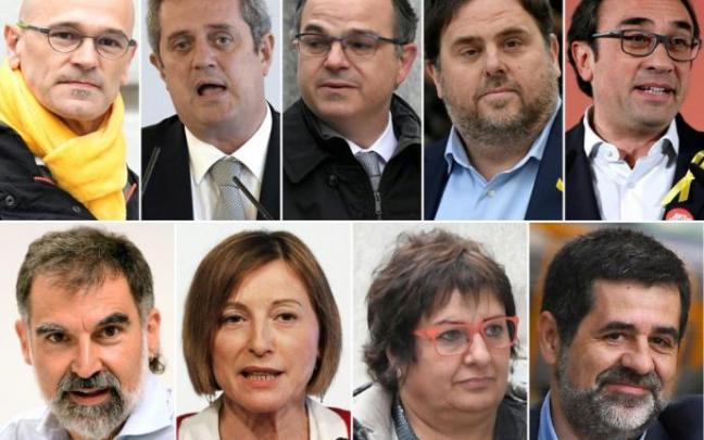 Los presos encarcelados por el 1-O Los presos encarcelados por el 1-O