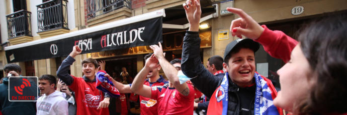 [EN DIRECTO] Ambiente festivo antes del Real Sociedad-Osasuna