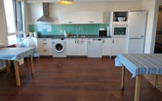 Zona de la cocina para uso de los residentes.