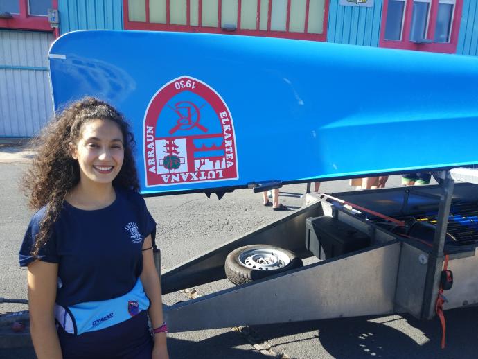 Fátima Ezzahra Zaakari se enamoró del remo cuando vio este deporte por primera vez.