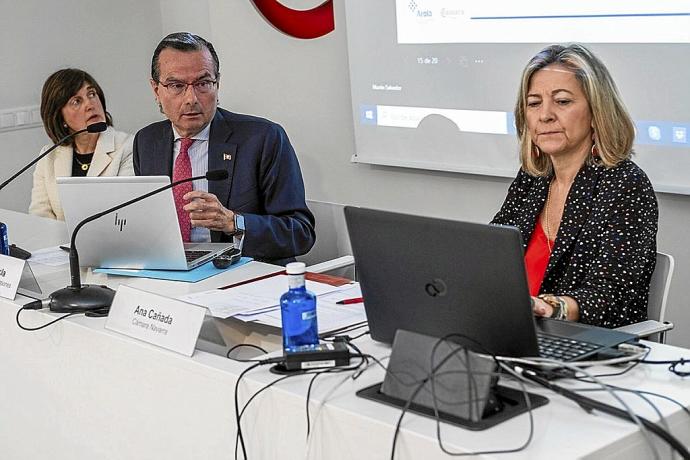 Alejandro Arola y Ana Cañada, de Cámara de Comercio.