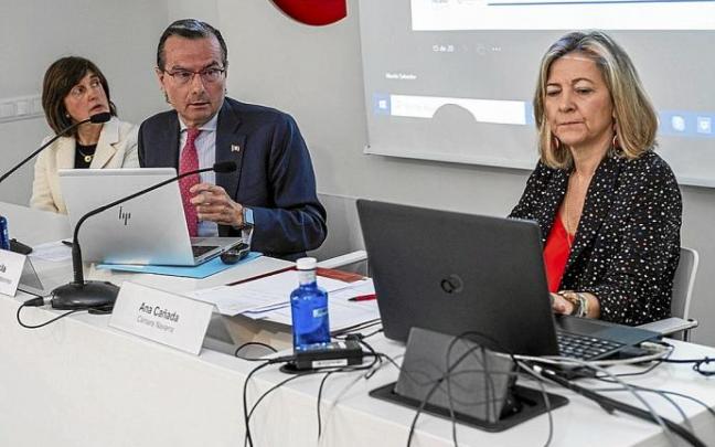 Alejandro Arola y Ana Cañada, de Cámara de Comercio.