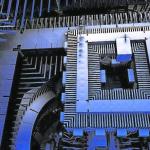 Procesador de un ordenador cuántico.