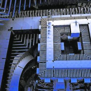 Procesador de un ordenador cuántico.