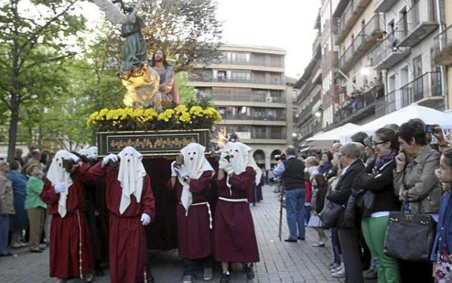Paso de la Oración en el Huerto, que mañana podría no salir en la procesión. Foto: J.A.