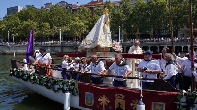 Procesión naútica de la Virgen de Begoña