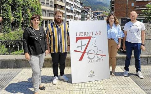 Representantes del PNV, EH Bildu, PSE y Azkoitia Bai invitan a participar en la elaboración del Plan. Foto: N.G.