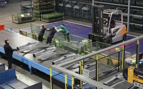 La producción industrial creció de media un 9,4% en Euskadi en 2021.