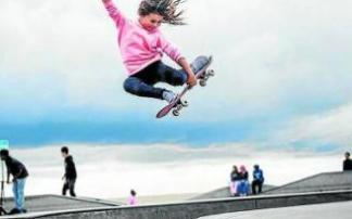 Sky Brown, en plena acción. Foto: Twitter