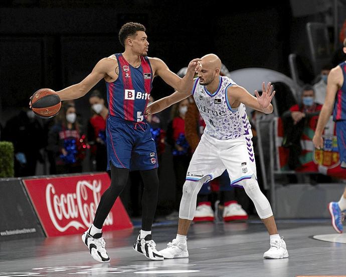 El Baskonia se impuso sin problemas al Bilbao Basket en la pasada jornada de ACB. Foto: ACB Photo / A. Bouzo