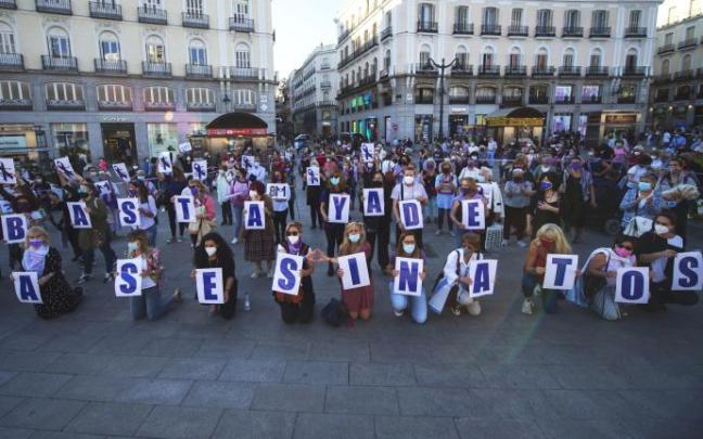 Concentración contra los asesinatos machistas. Concentración contra los asesinatos machistas.