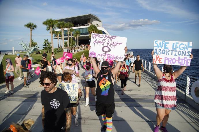 Protesta en Florida.
