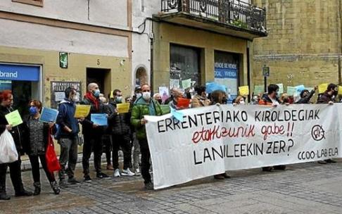 Protesta de los trabajadores de Fanderia y Galtzaraborda. Foto: A.M.