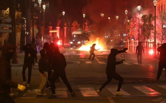 Protestas en Córcega.