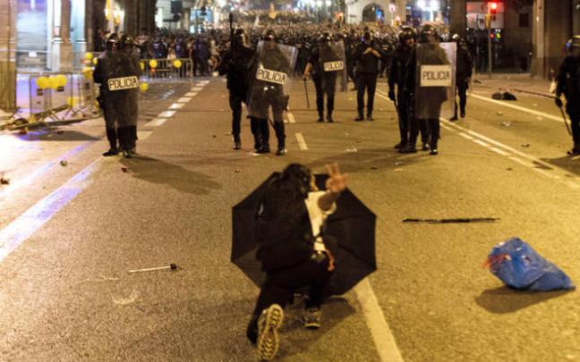 Protesta por la sentencia del procés. Protesta por la sentencia del procés.