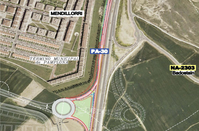 Las obras de conexión de la Ronda Este de Pamplona con Mugartea comenzarán en octubre