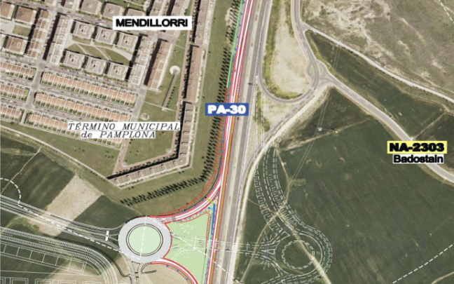 Las obras de conexión de la Ronda Este de Pamplona con Mugartea comenzarán en octubre
