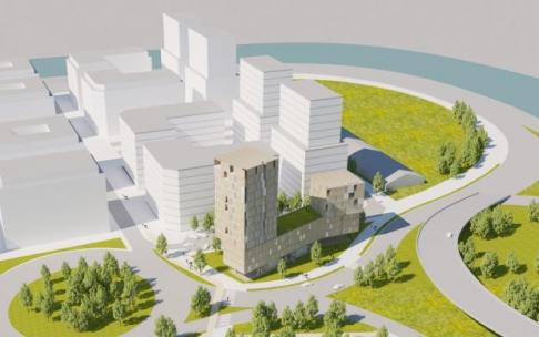 Proyecto de 90 apartamentos dotacionales de Riberas de Loiola.