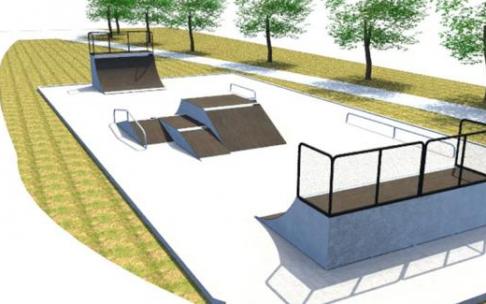 Infografía sobre el futuro aspecto que tendrá la nueva pista de Derio.