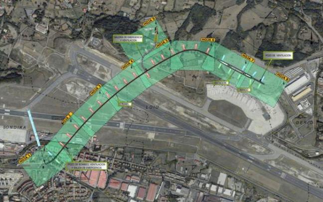 El metro dibuja su tramo final para alcanzar el aeropuerto