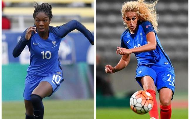 Aminata Diallo (i) ha sido detenida por presuntamente contratar a dos hombres para dar una paliza a Kheira Hamraui (d).