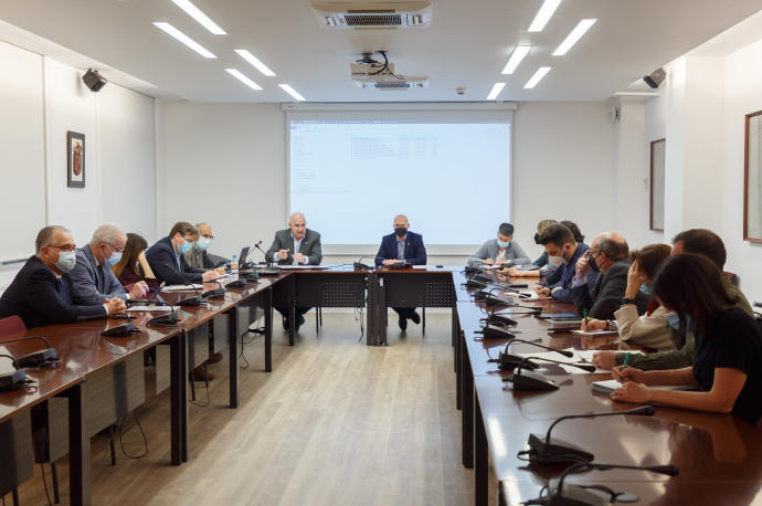 Última reunión del Consorcio Alta Velocidad-Comarca de Pamplona.