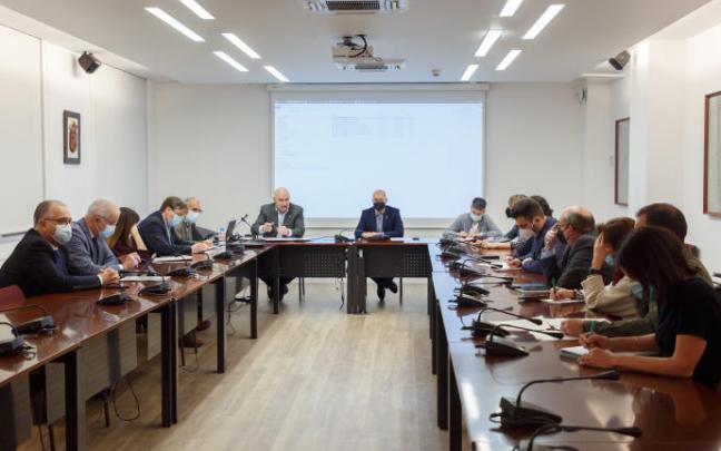 Última reunión del Consorcio Alta Velocidad-Comarca de Pamplona.