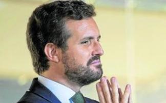 Pablo Casado, en la Convención Nacional del PP en Murcia. Foto: Efe Pablo Casado, en la Convención Nacional del PP en Murcia. Foto: Efe