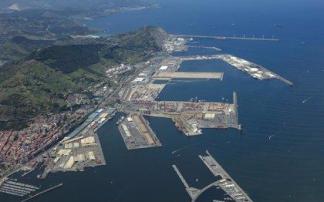 Imagen aérea del Puerto de Bilbao