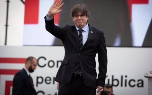 Puigdemont, en una imagen de archivo. Puigdemont, en una imagen de archivo.