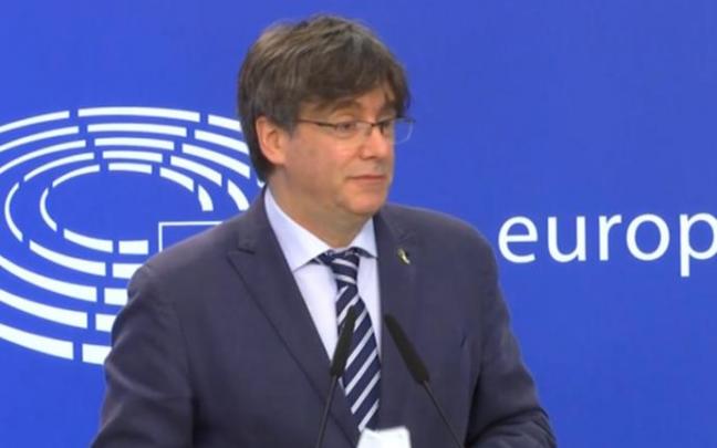 El expresidente de la Generalitat y eurodiputado de Junts, Carles Puigdemont.