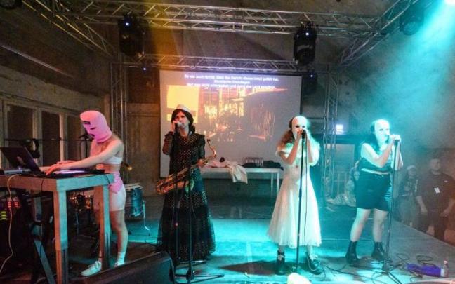 Imagen de archivo de las Pussy Riot. Imagen de archivo de las Pussy Riot.