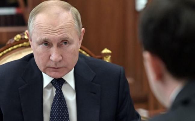 Putin, durante una reunión.