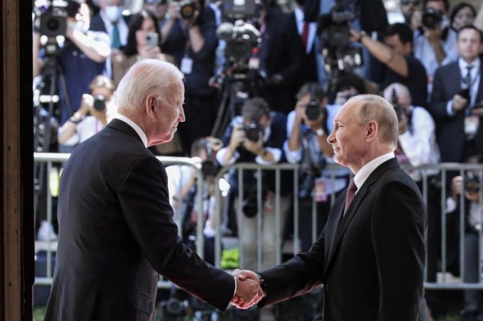 Biden y Putin, en su última reunión presencial en junio en Ginebra.