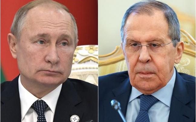 Putin y Lavrov, entre los nuevos sancionados por la UE.
