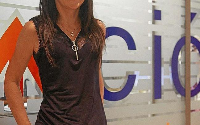 Edurne Parro, en la sede que Aenkomer tiene en la calle Cuchillería. Foto: Jorge Muñoz