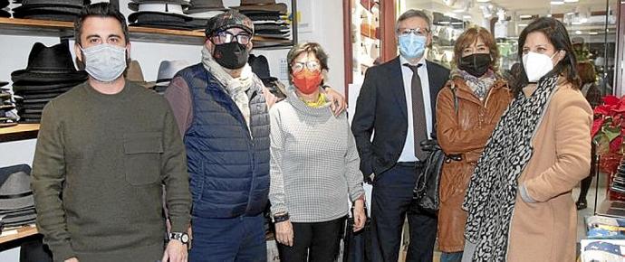 Luis Calleja, Rafael Albero, Isabel Martínez Bosch, Carlos Lagos, Amalia Oyarzábal y Patricia García.