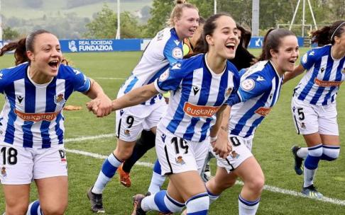 Nuria, en una celebración reciente con la Real