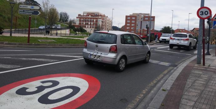 Las calles de Leioa tienen instaurado el límite de 30 kilómetros/hora desde 2019.