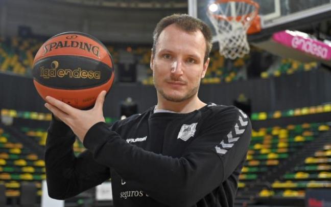 Rafa Luz, jugador del Bilbao Basket.