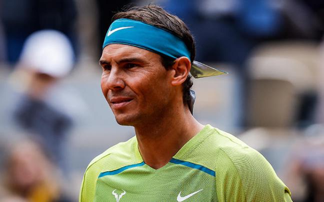 Nadal durante su último partido en Roland Garros.