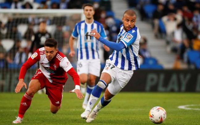 Rafael en su estreno, el mejor del partido entre la Real y el Celta