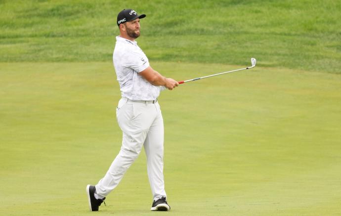 Jon Rahm, durante la segunda jornada de The Northern Trust ayer.