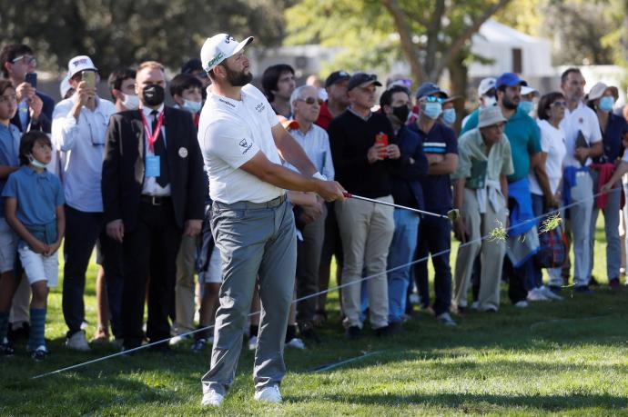 Jon Rahm durante su participación en el Open de España de Golf del circuito europeo.