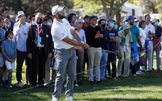 Jon Rahm durante su participación en el Open de España de Golf del circuito europeo.